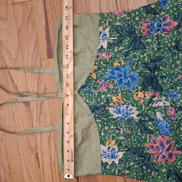 NWT Anthropologie Floral Green Maxi Strap Dress_1 - Picture 7 of 8